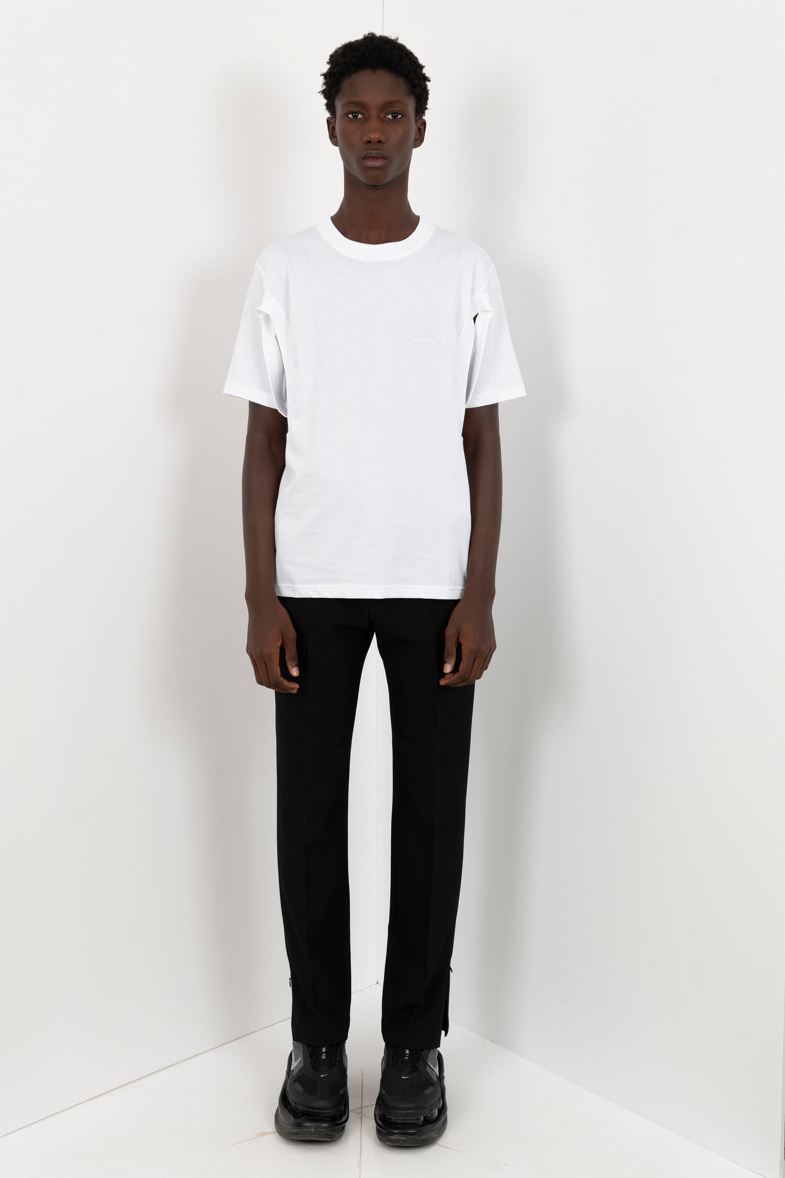T-Shirt With Arm Slits White